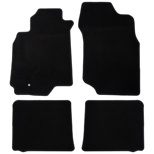 Коврики в салон Mitsubishi Lancer 9 2003-2007 Седан, текстильные Klever эконом, Черный, Арт. KLEVER01350301200K