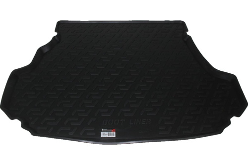Коврик в багажник Subaru Forester  (SG/S11) 2002-2005, пластик, L.Locker, Черный, Арт. 0140010200