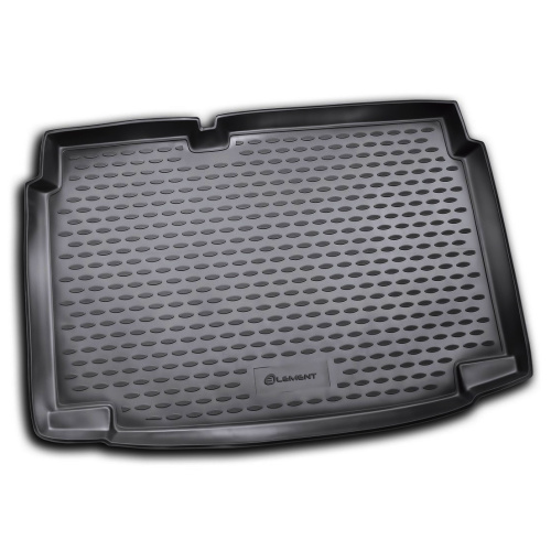 Коврик в багажник Volkswagen Polo  2009-2015 3 дв., полиуретан Element, Черный, нижний Арт. NLC.51.28.BN11