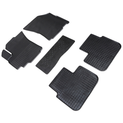 Коврики в салон Suzuki SX4 2006-2014 Hb, резина Seintex "сетка", Черный, Арт. 00456