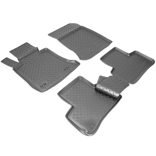 Коврики в салон Mercedes GLK (X204) 2008-2012, полиуретан Norplast, Черный, Арт. NPL-Po-56-40