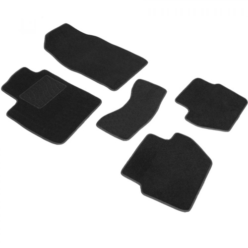 Коврики в салон Ford EcoSport 2003-2007, текстильные Seintex Lux, Черный, Арт. 85982