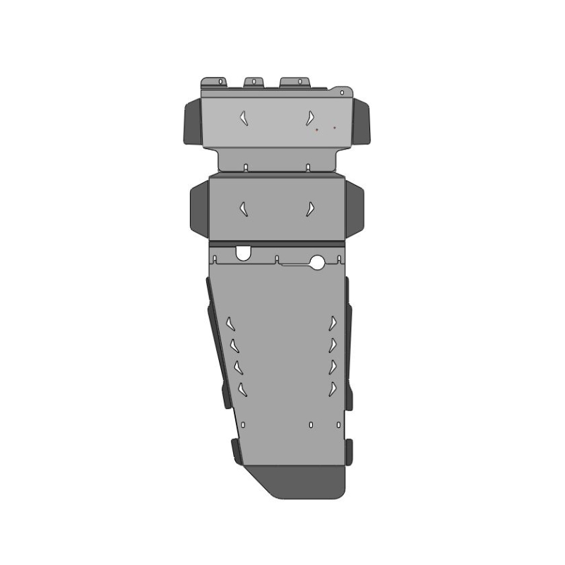 Защита картера двигателя, КПП Tank 700 2024- 3 части Арт. 4705ABC