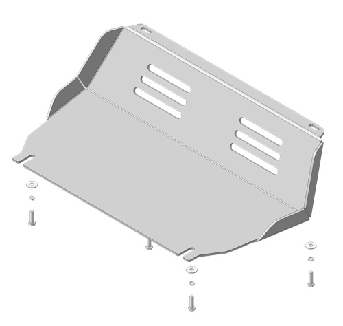 Защита радиатора Mitsubishi L200 V 2015-2019 V-2.4 Арт. 31326