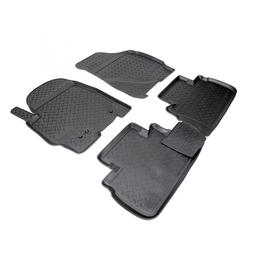 Коврики в салон Ford Escape  2000-2004, полиуретан Norplast, Черный, Арт. NPL-PO-22-48