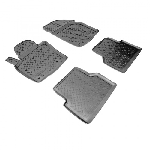Коврики в салон Volkswagen Tiguan  2007-2011, полиуретан Norplast, Черный, Арт. NPLPO9551