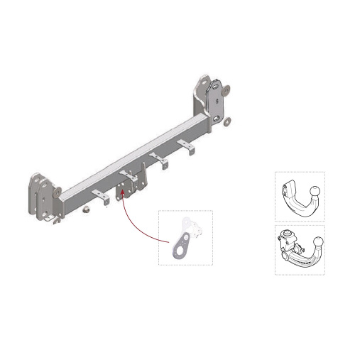 Фаркоп BMW X3 (F25) 2010-2014 в т.ч. версия M-Sport WESTFALIA Арт. 303495600001
