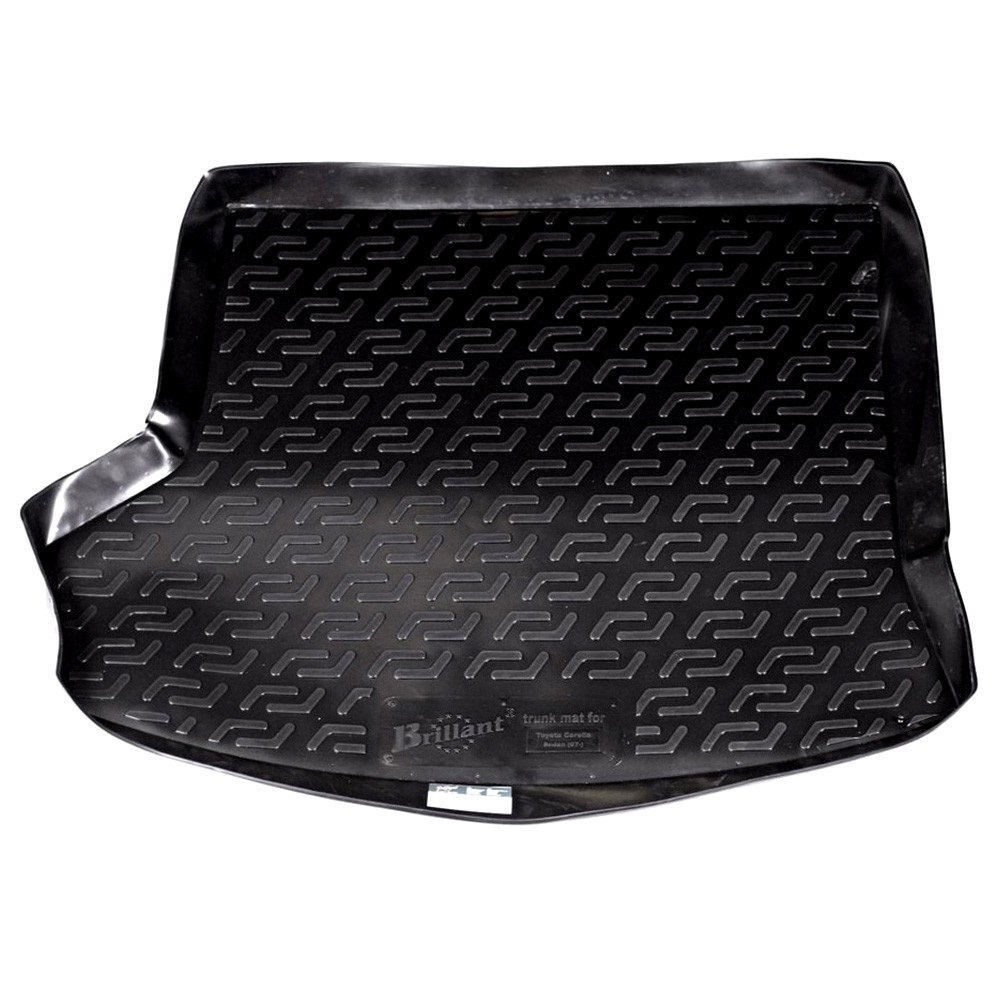 Коврик в багажник Toyota Corolla (E140/E150) 2006-2010 Седан, пластик, L.Locker, Черный, Арт. 0109020400