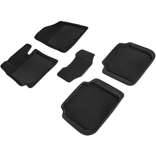Коврики в салон Kia Cerato  2013-2016 Купе, 3D EVA Seintex "сота", Черный, Арт. 95404