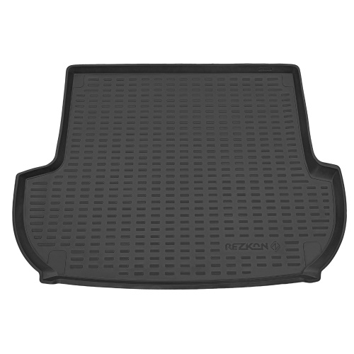 Коврик в багажник Hyundai Santa Fe (CM) 2006-2009, пластик Rezkon, Черный, Арт. 5020045300