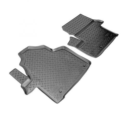 Коврики в салон Volkswagen Crafter  2006-2016, полиуретан Norplast, Черный, Арт. NPLPO9511