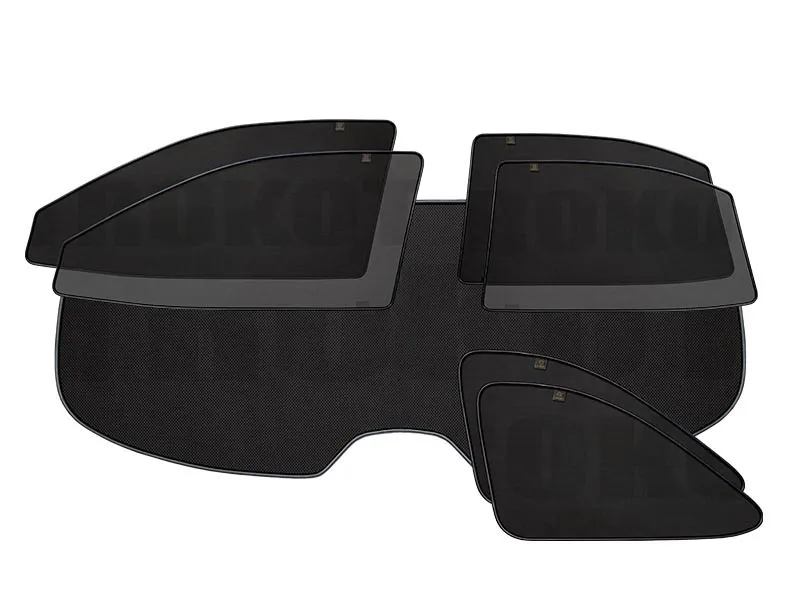 Каркасные шторки Vortex Tingo  2010-2012, Полный комплект "PREMIUM", 7 шт, Арт. TR1033-12