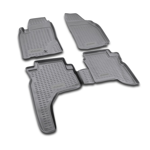 Коврики в салон Mitsubishi Pajero Sport  1998-2004, полиуретан Element, Черный, Арт. NLC.35.07.210