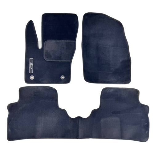 Коврики в салон Ford C-MAX (Mk1) 2003-2007, текстильные Element дисконт, Черный, крепёж под люверс Арт. NLT.0000090