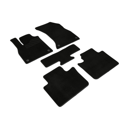 Коврики в салон Audi Q5 (GU) 2024-, ткань Seintex Lux, Черный, Арт. 318317