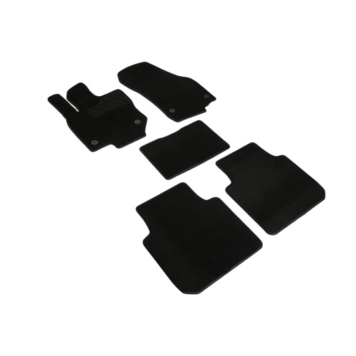 Коврики в салон Skoda Kodiaq  (NG) 2023-, ткань Seintex Lux, Черный, Арт. 318745