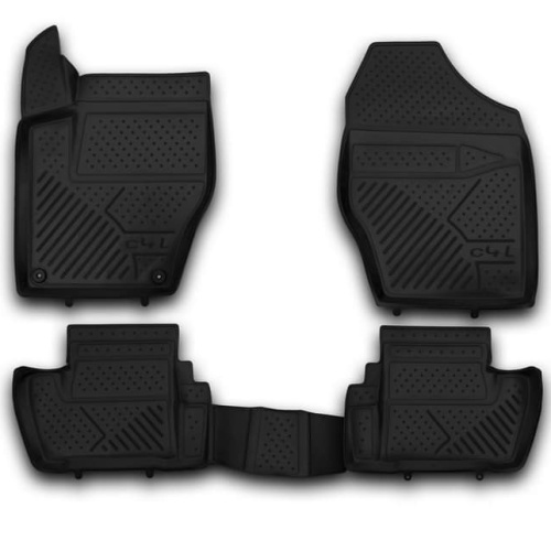 Коврики в салон Citroen C4  2004-2008 Хэтчбэк 3 дв., полиуретан 3D Element, Черный, Арт. C000000270.01