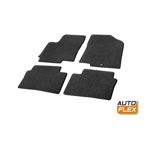Коврики в салон Hyundai Solaris 2010-2014 Седан, ткань AutoFlex Standart, Графит, Арт. 4230101