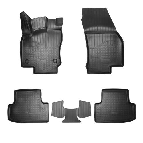Коврики в салон SEAT Ateca  2016-2020, полиуретан 3D Norplast, Черный, Арт. NPA11C80110