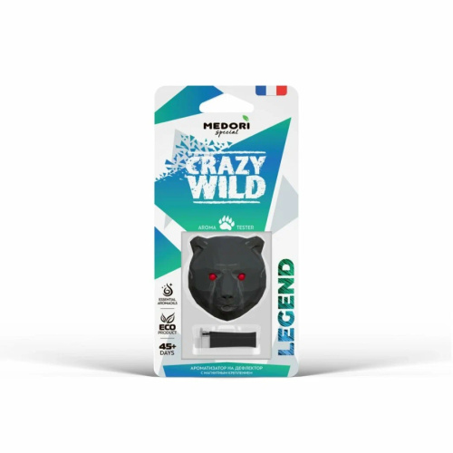Ароматизатор на дефлектор MEDORI Медведь 3D LEGEND арт. TC-3042