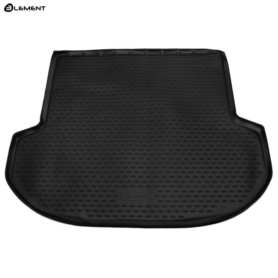 Коврик в багажник Hyundai Santa Fe (TM) 2018-2021, полиуретан Element, Черный, 5 мест Арт. ELEMENT01995B13