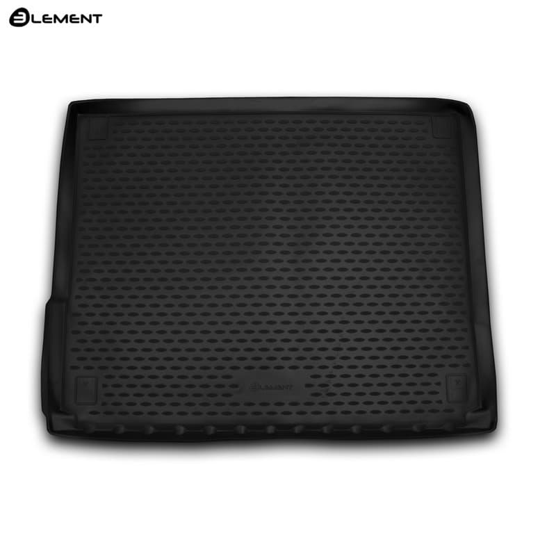 Коврик в багажник Volkswagen Touareg  2010-2014, полиуретан Element, Черный, 2-х зонный климат Арт. NLC.51.45.B13