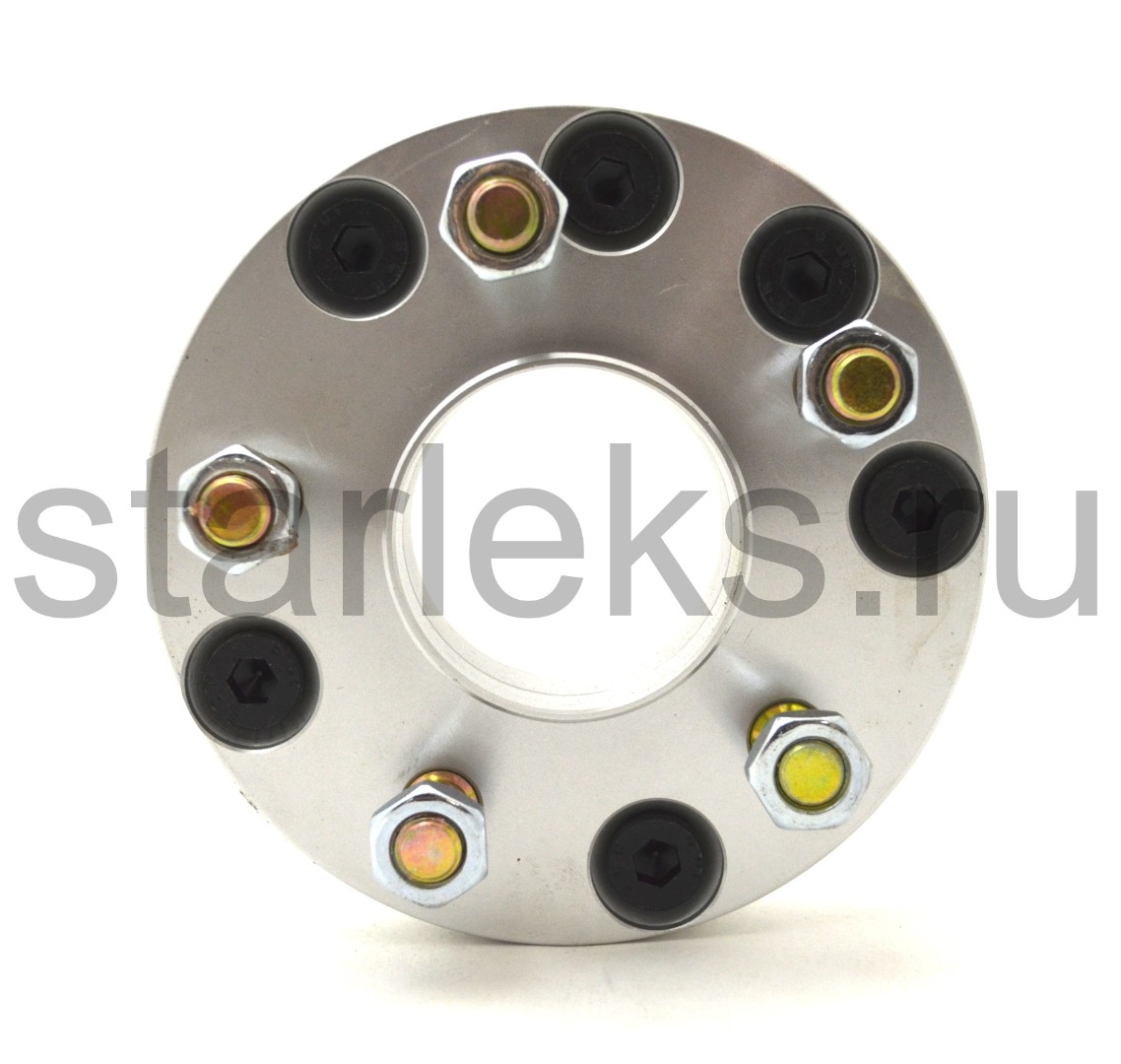 Проставка 25SP498/5114.3-58.6/57.1(STUD12x1.5) Step Silver STARLEKS