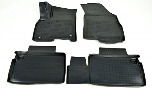 Коврики в салон Chery Tiggo 8 Pro Max 2022-, полиуретан 3D Norplast, Черный, 1,2 ряд Арт. NPA11C117433