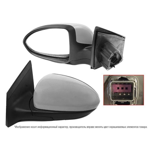 Зеркало боковое  Chevrolet Cruze 2008-2012 Седан Рег-ка/3 кон, слева (L) Арт. STCV429402