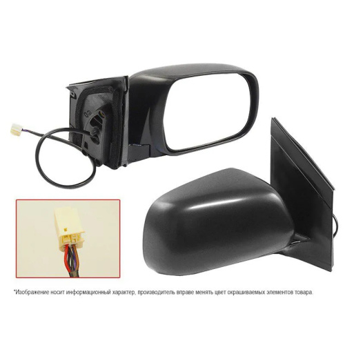 Зеркало боковое  Toyota Harrier (XU30) 2003-2013 Обогрев/ Регулировка/ 5 контактов, справа (R) Арт. STLX46940D1