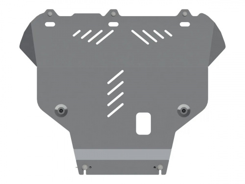 Защита картера двигателя, КПП Ford Focus III 2010-2015 Хэтчбэк 5 дв. V-1,6 MT; 1,6 Duratec TiVCT (6DCT250), 2,0 МТ
 Арт. 08.2071