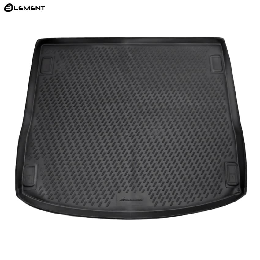 Коврик в багажник Ford Focus  2010-2015 Универсал, полиуретан Element, Черный, Арт. CARFRD00004