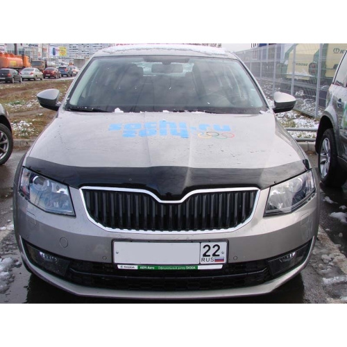 Дефлектор капота SIM для Skoda Octavia, арт.SSCOCT1312
