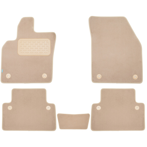 Коврики в салон Volvo S40  2004-2007, текстильные Klever premium, Бежевый, Арт. KLEVER04500122112KH
