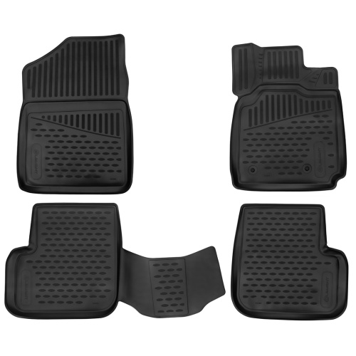 Коврики в салон Toyota Probox  2002-2014, полиуретан 3D Element, Черный, П.Р. Арт. ELEMENT3D02264210
