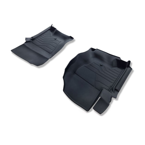 Коврики в салон Land Rover Discovery  (L319) 2004-2009, резина 3D SRTK LUX, Черный, передние Арт. PER.3D.LR.D.04G.08021