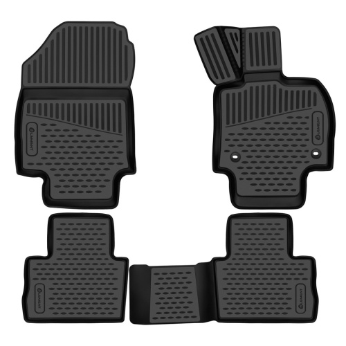 Коврики в салон Toyota Harrier (XU80) 2020-, полиуретан 3D Element, Черный, П.Р. Арт. ELEMENT3DAN0439210K