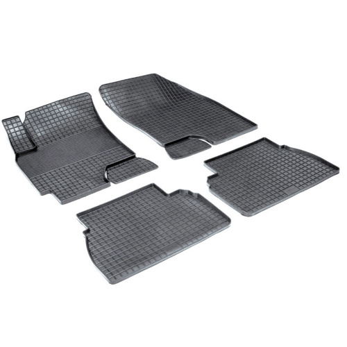 Коврики в салон Chevrolet Epica (V250) 2006-2009, резина Seintex "сетка", Черный, Арт. 00330