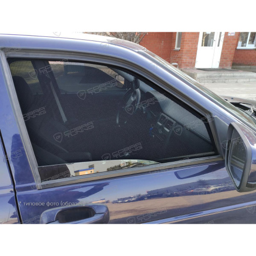 Каркасные шторки Toyota Highlander (U70) 2019-, ПД (передние двери), 2 шт, Арт. CTT214720F