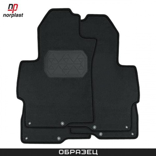 Коврики в салон Volkswagen Eos  2006-2011, текстильные Norplast, Черный, Арт. NPLVTE950080
