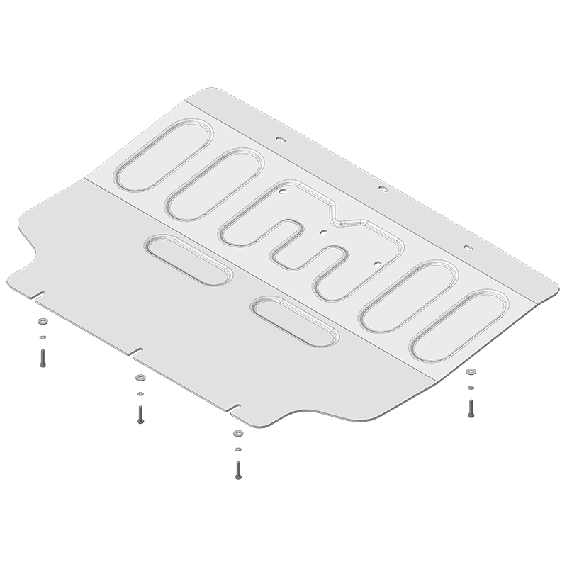 Защита картера двигателя , ЭУР, ПЭм Voyah Free 2020- V- 1,5 hyb; 4WD Арт. 348601