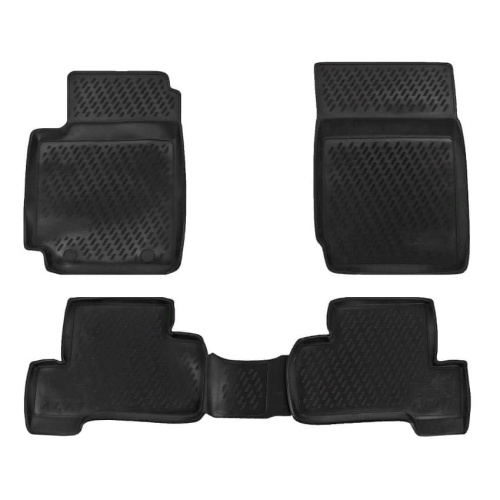 Коврики в салон Suzuki Grand Vitara 2005-2008 5 дв., полиуретан Element, Черный, Арт. CARSZK00005