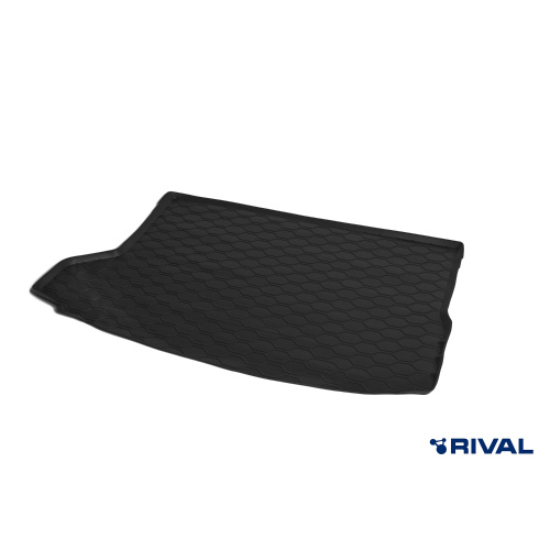 Коврик в багажник Geely Atlas Pro  2021-, полиуретан Rival, Черный, ком-ция Flagship/+, luxury Арт. RIV11905002
