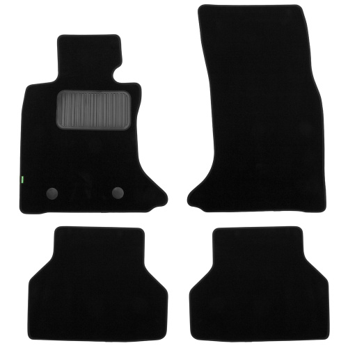 Коврики в салон BMW 5 (E60) 2003-2007 Седан, текстильные Klever standart, Черный, Арт. KLEVER02050901210KH