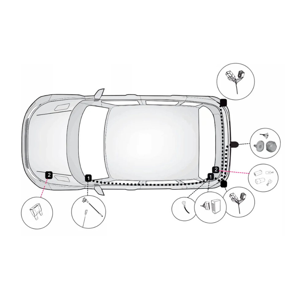 Блок согласования Jetour T2 2023- 7 pin TowRus Арт. 0128925207