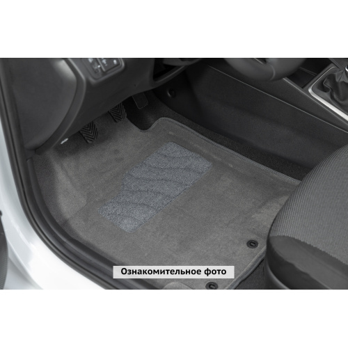 Коврики в салон Audi Q5 (FY) 2020-2024 FL, 3D ткань Seintex , Серый, Арт. 30015