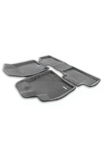 Коврики в салон GAC GS8  2021-, 3D EVA Euromat, Серый, 325T Арт. EM3DEVA001432G