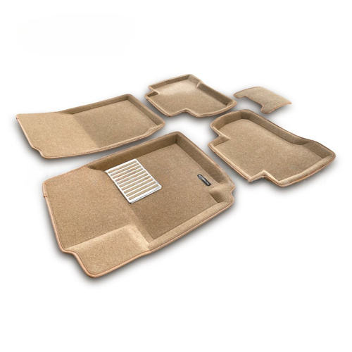 Коврики в салон Suzuki Grand Vitara 2005-2008 5 дв., 3D ткань Euromat LUX, Бежевый, Арт. EM3D004801T