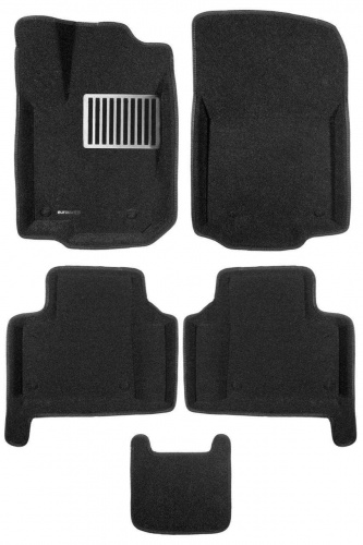 Коврики в салон Mercedes GL (X166) 2012-2016, 3D ткань Euromat LUX, , Арт. EM3D003517