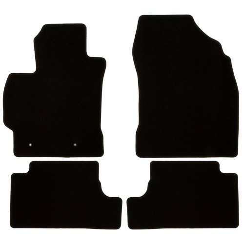 Коврики в салон Toyota Corolla (E140/E150) 2006-2010 Седан, текстильные Klever эконом, Черный, Арт. KLEVER01485101200K